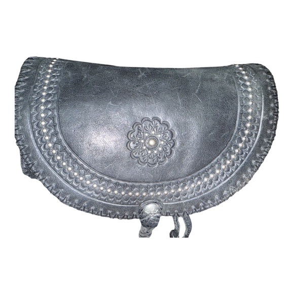 Patricia Nash Jovanna Black Studded Backpack Leather main image 4